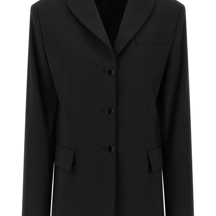 Nensi Dojaka Black Virgin Wool Blazer