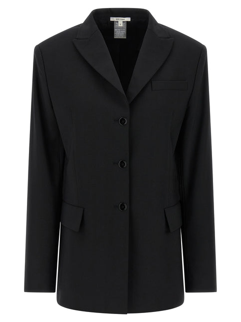 Nensi Dojaka Black Virgin Wool Blazer