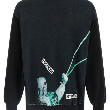 Undercover Black Cotton Sweatshirt