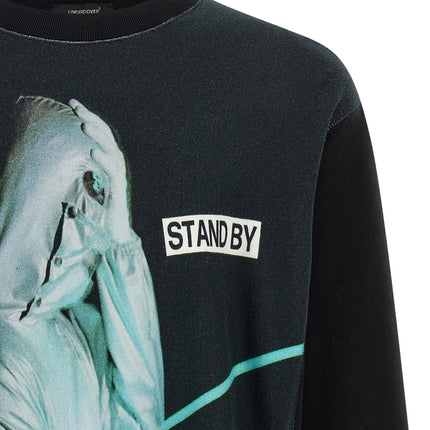 Undercover Black Cotton Sweatshirt