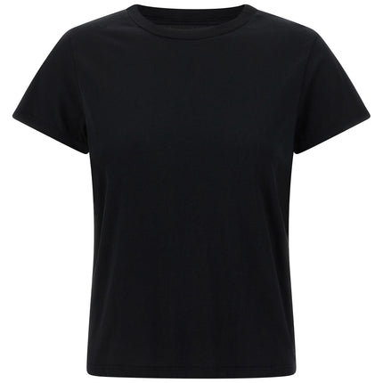 Mother Denim Black Cotton T-Shirt