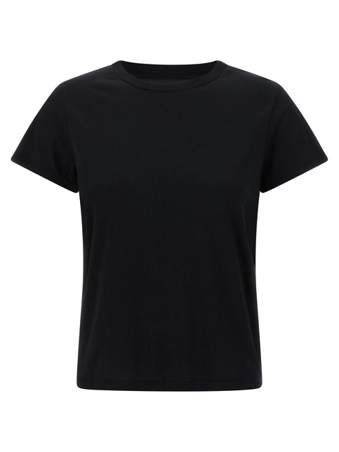 Mother Denim Black Cotton T-Shirt