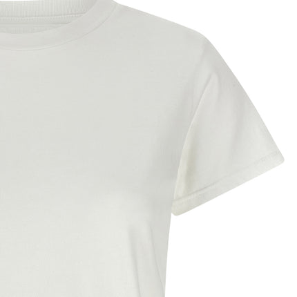 Mother Denim White Cotton T-Shirt