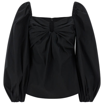 Carolina Herrera Black Cotton Tank Tops