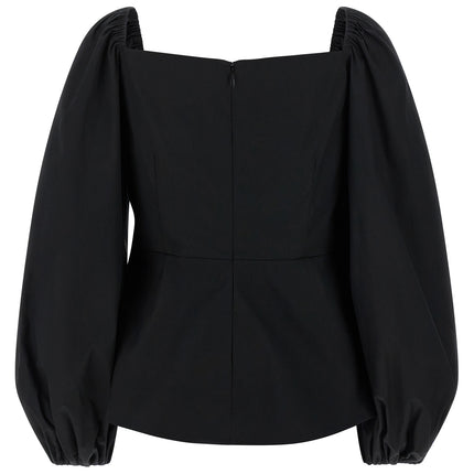 Carolina Herrera Black Cotton Tank Tops