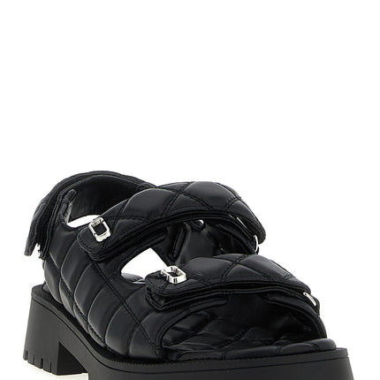 Marc Jacobs Black Lamb Leather Mid Heel Pumps