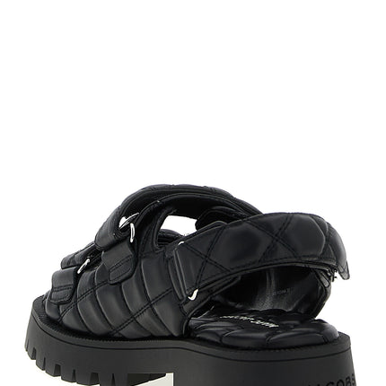 Marc Jacobs Black Lamb Leather Mid Heel Pumps