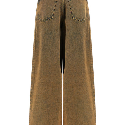 Alanui Brown Cotton Jeans Denim