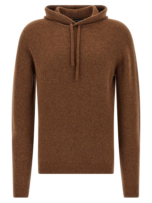 Roberto Collina Brown Virgin Wool Cardigan