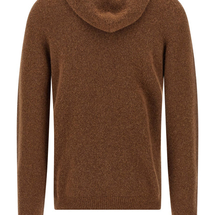 Roberto Collina Brown Virgin Wool Cardigan