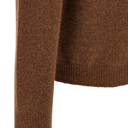 Roberto Collina Brown Virgin Wool Cardigan