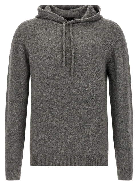 Roberto Collina Gray Virgin Wool Cardigan