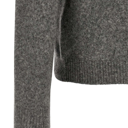 Roberto Collina Gray Virgin Wool Cardigan