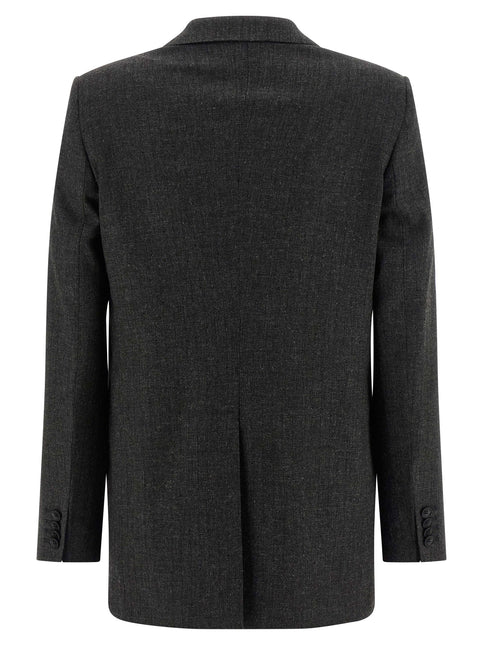 Tagliatore Gray Viscose Two-Piece Suit