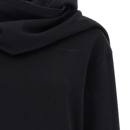 Courrèges Black Cotton Sweatshirt