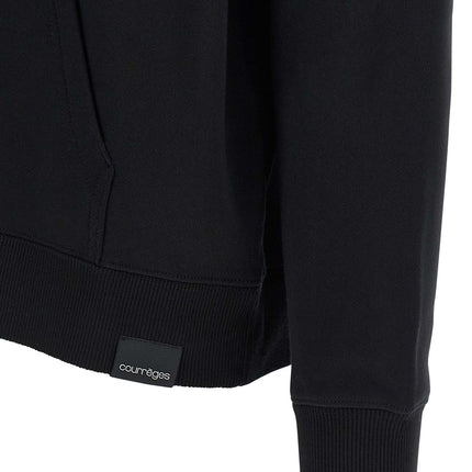Courrèges Black Cotton Sweatshirt