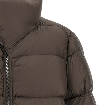 Rick Owens Brown Nylon Full-Length Jacket