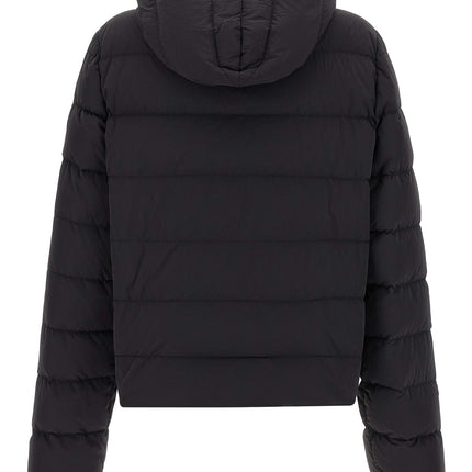 Rick Owens Black Nylon Full-Length Jacket