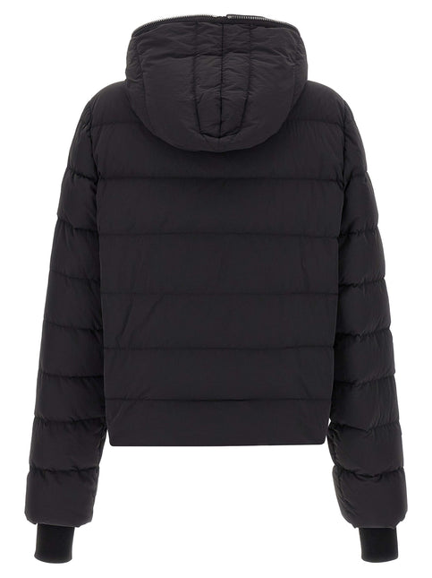 Rick Owens Black Nylon Full-Length Jacket