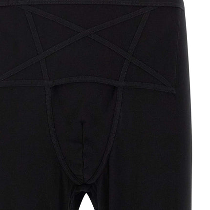 Rick Owens Black Wool Leggings