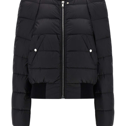 Rick Owens Black Nylon Bomber