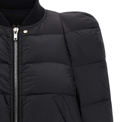 Rick Owens Black Nylon Bomber