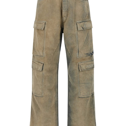 DRKSHDW Beige Cotton Cargo Pants