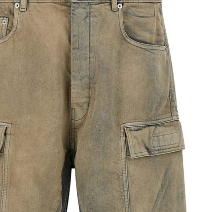 DRKSHDW Beige Cotton Cargo Pants