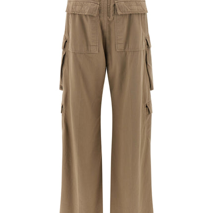 DRKSHDW Beige Cotton Cargo Pants