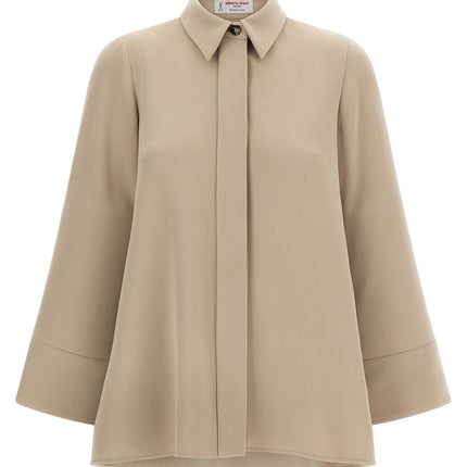 Alberto Biani Beige Triacetate Blouse