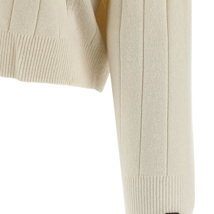 Max Mara White Cashmere Cardigan
