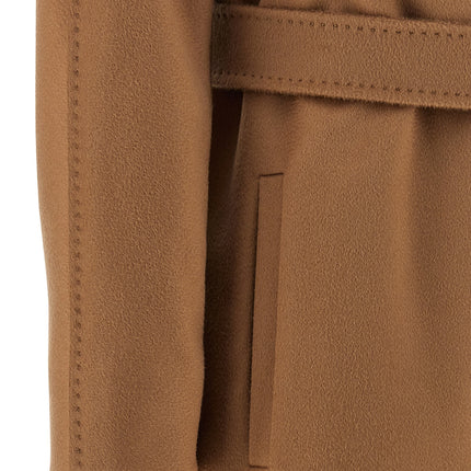 Max Mara Brown Virgin Wool Coat