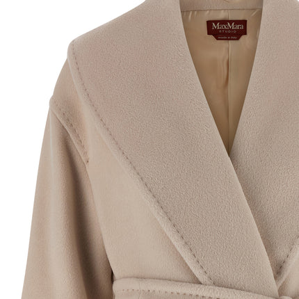 Max Mara Beige Wool Coat