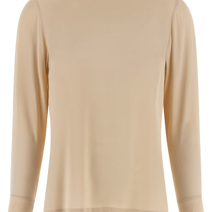 Max Mara Beige Silk Blouse