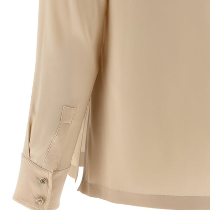 Max Mara Beige Silk Blouse