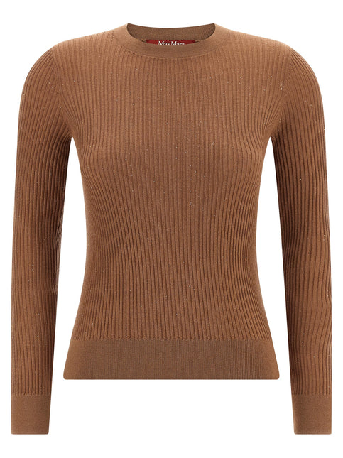 Max Mara Beige Silk Cardigan