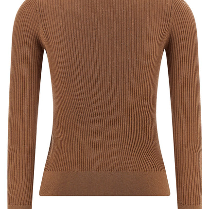 Max Mara Beige Silk Cardigan