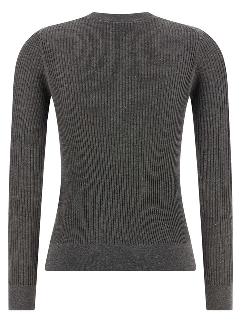 Max Mara Gray Silk Cardigan