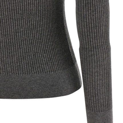 Max Mara Gray Silk Cardigan