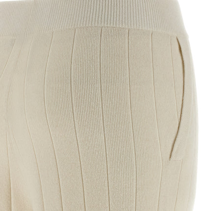 Max Mara White Cashmere Joggers (Workout Pants)