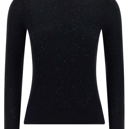 Max Mara Black Silk Cardigan