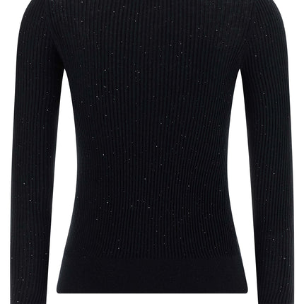 Max Mara Black Silk Cardigan