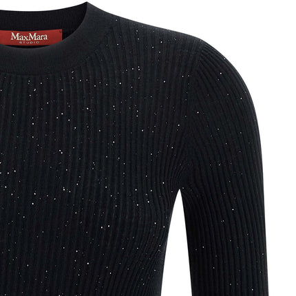 Max Mara Black Silk Cardigan