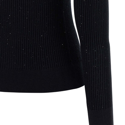 Max Mara Black Silk Cardigan