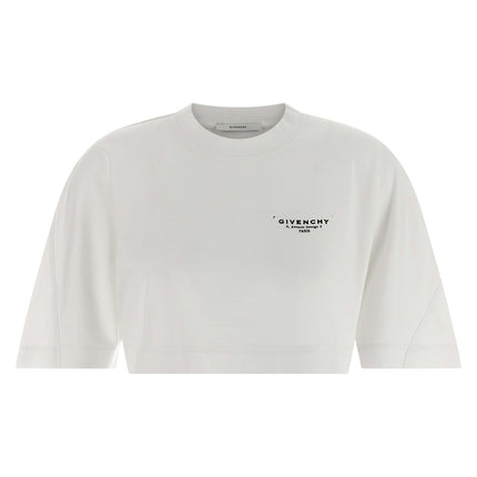 Givenchy White Cotton T-Shirt