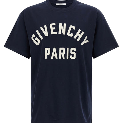 Givenchy Blue Cotton T-Shirt