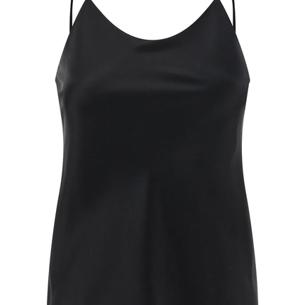 Max Mara Black Silk Tank Tops