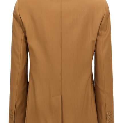 Max Mara Brown Virgin Wool Blazer