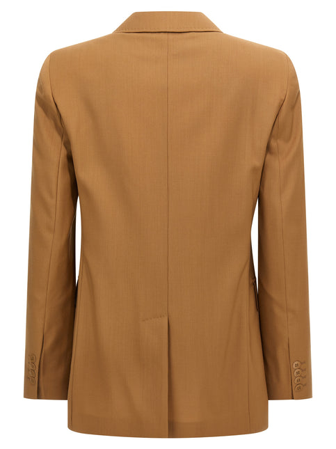 Max Mara Brown Virgin Wool Blazer