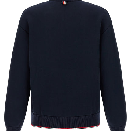 Thom Browne Blue Cotton Sweatshirt